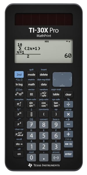 Texas Instruments rekenmachine 30X Pro MathPrint