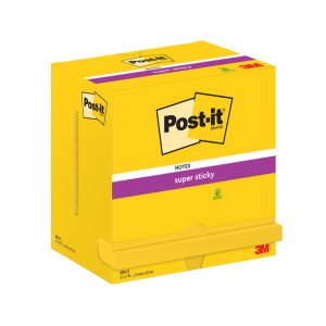 Post-it Super Sticky memoblok kartonnen doos