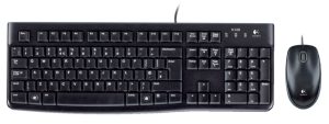 Logitech draadloos toetsenbord + muis MK120