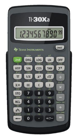 Texas Instruments rekenmachine 30XA