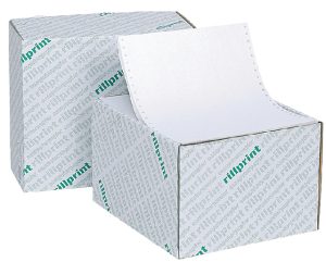 Rillprint kettingpapier enkelvoud