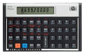 HP rekenmachine 12C Platinum