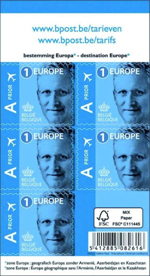 Postzegels België-Europa