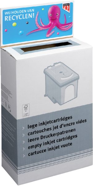 Gebruikte cartridges inzamelbox